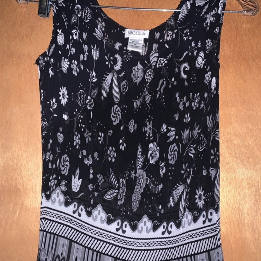 Vintage NICOLA twin 2 piece set buttondown + cami - Picture 2 of 5